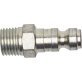 Quick Disconnect Plug Steel 1/4" x 1/4-18