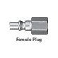  Quick Disconnect Plug Steel 1/4" x 1/4-18 - 11951