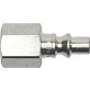 Quick Disconnect Plug Steel 1/4" x 1/4-18