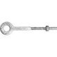 Eye Bolt with Nut  5/16" x 4-1/4" Long