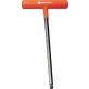 Hex Key, T-Handle, Fractional, Ball End, 9/64"