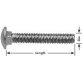  Carriage Bolt Grade 8 1/2-13 x 3" - 18165