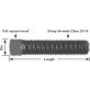  Set Screw Square Head Steel 3/8-16 x 1-1/4" - 3923