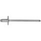 Open End Rivet Large Flange Head Steel 1/8"