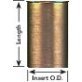  Brass Tube Support 3/16" OD x 5/8" Length - 5391