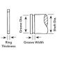  Retaining Ring External Inverted - 11375