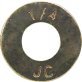 SAE Flat Washer Thru-Hardened Steel 1/4"